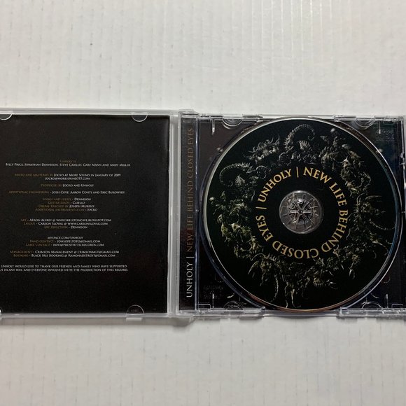 Unholy – New Life Behind Closed Eyes CD Death Metal - Picture 3 of 5